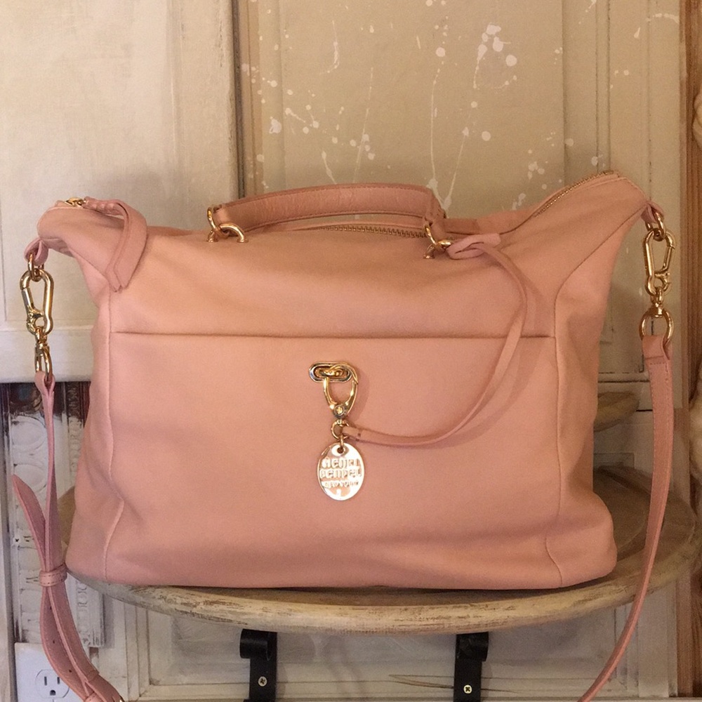 Pink Sutton Satchel Leather Henri Bendel Bag